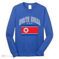 North Korea Patriotic Throwback Flag Souvenir Great Gift Long Sleeve Shirt thumb 0