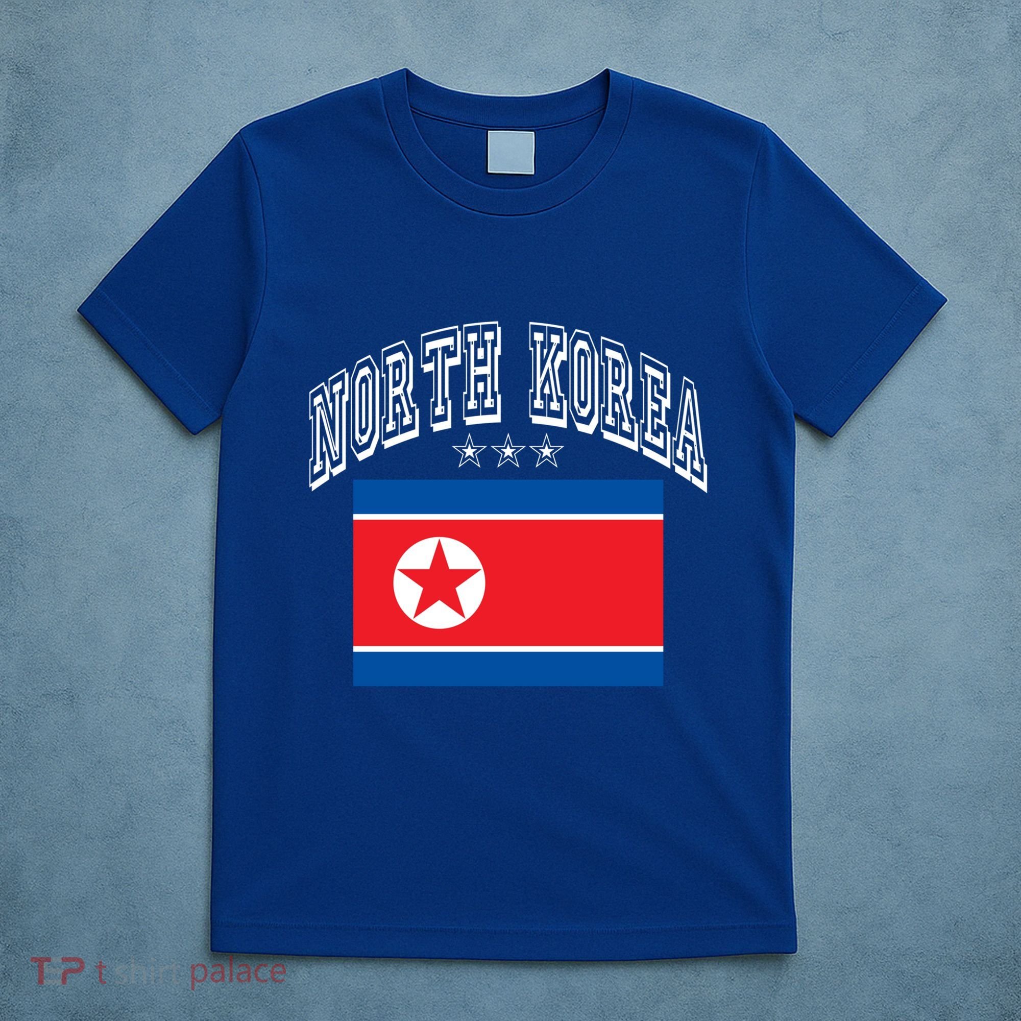North Korea Patriotic Throwback Flag Souvenir Great Gift T-Shirt