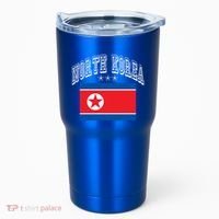 North Korea Patriotic Throwback Flag Souvenir Great Gift Tumbler thumb 0