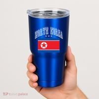 North Korea Patriotic Throwback Flag Souvenir Great Gift Tumbler thumb 2