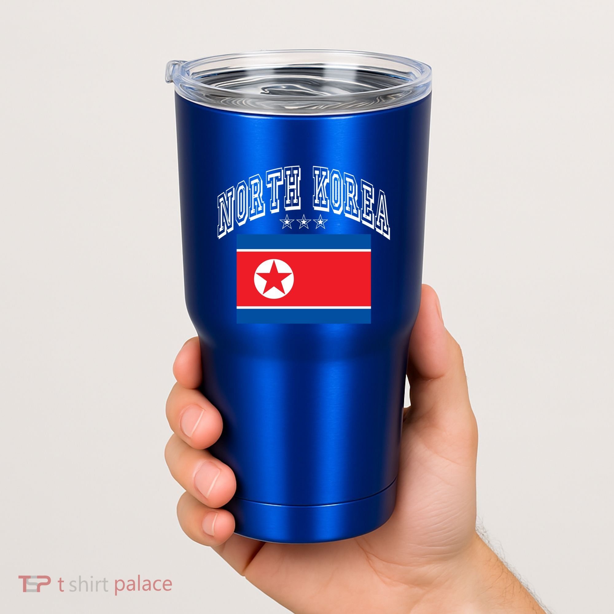 North Korea Patriotic Throwback Flag Souvenir Great Gift Tumbler