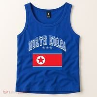 North Korea Patriotic Throwback Flag Souvenir Great Gift Tank Top thumb 2