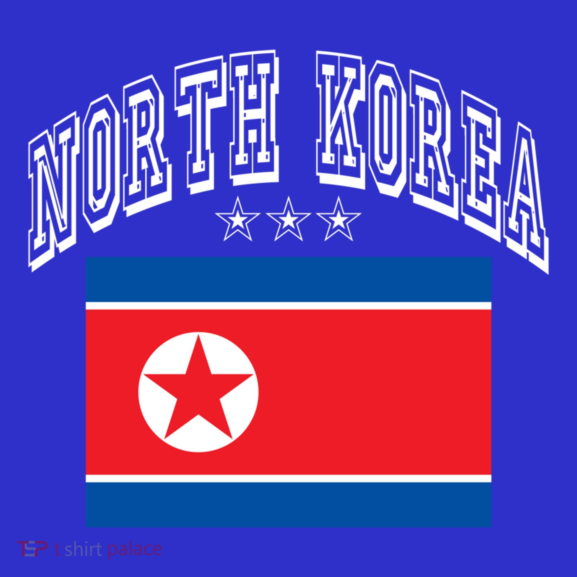 North Korea Patriotic Throwback Flag Souvenir Great Gift Women's T-Shirt