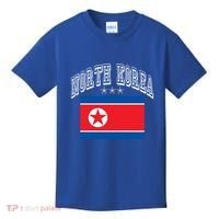 North Korea Patriotic Throwback Flag Souvenir Great Gift Kids T-Shirt thumb 0