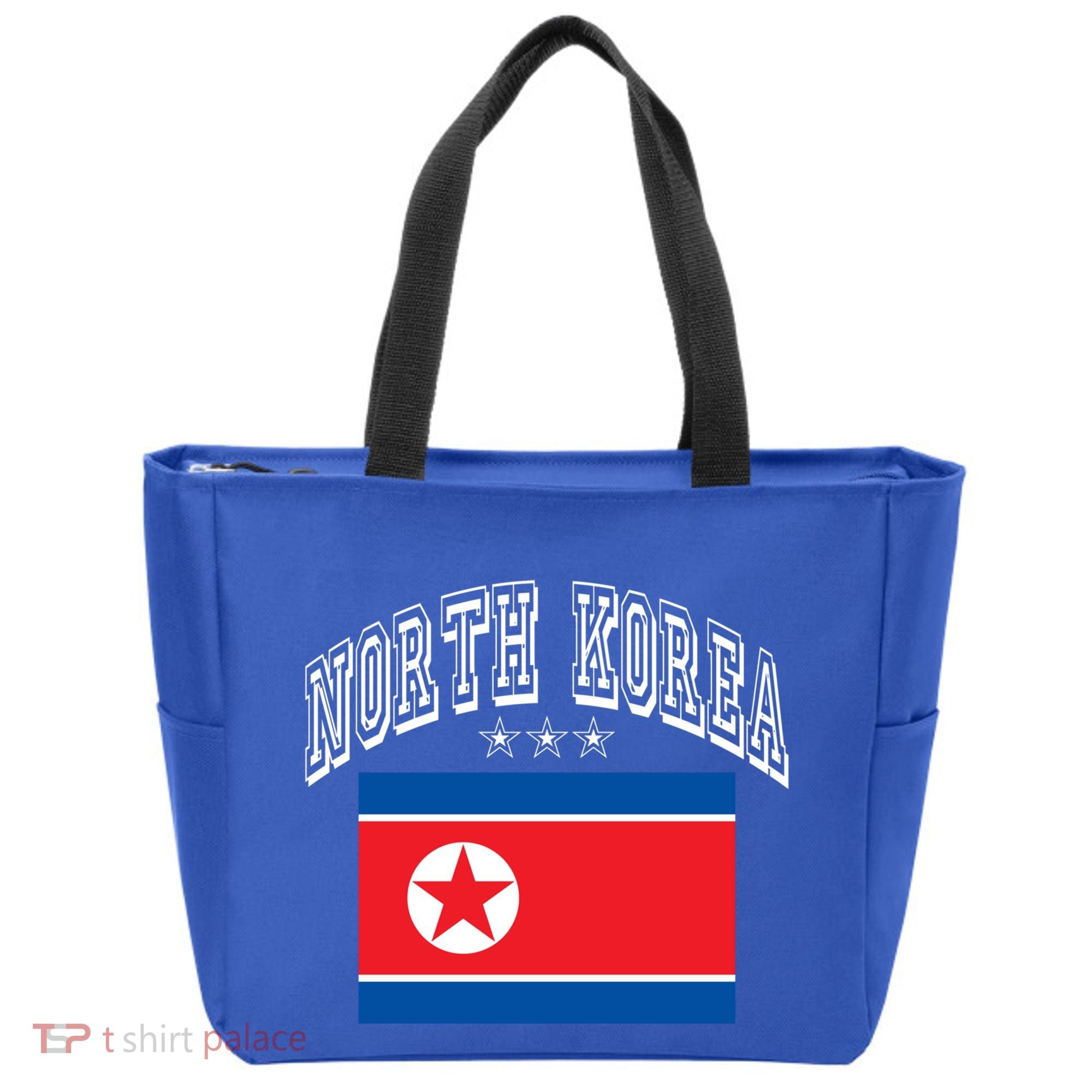 North Korea Patriotic Throwback Flag Souvenir Great Gift Tote Bag