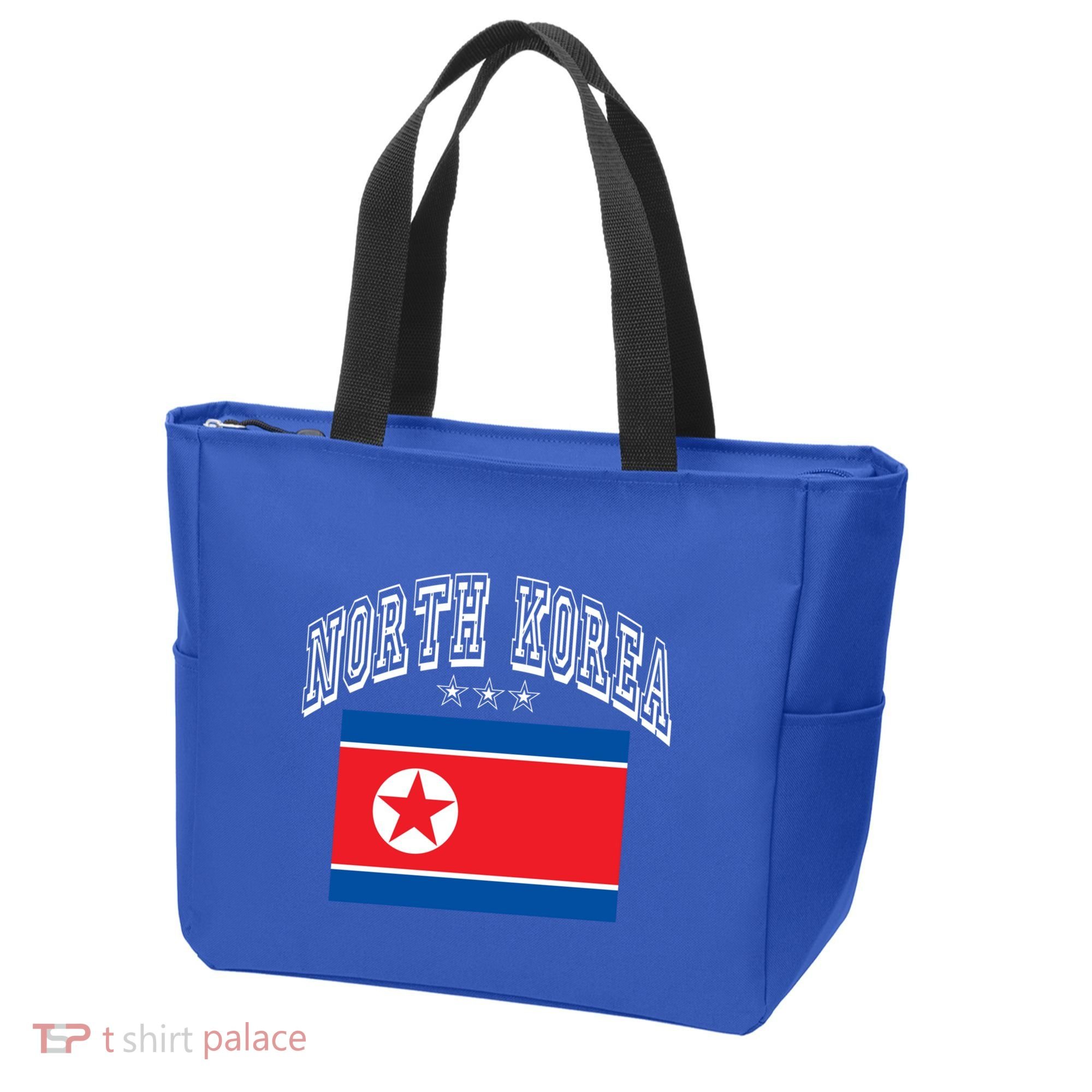 North Korea Patriotic Throwback Flag Souvenir Great Gift Tote Bag