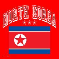 North Korea Patriotic Throwback Flag Souvenir Great Gift Santa Hat thumb 1