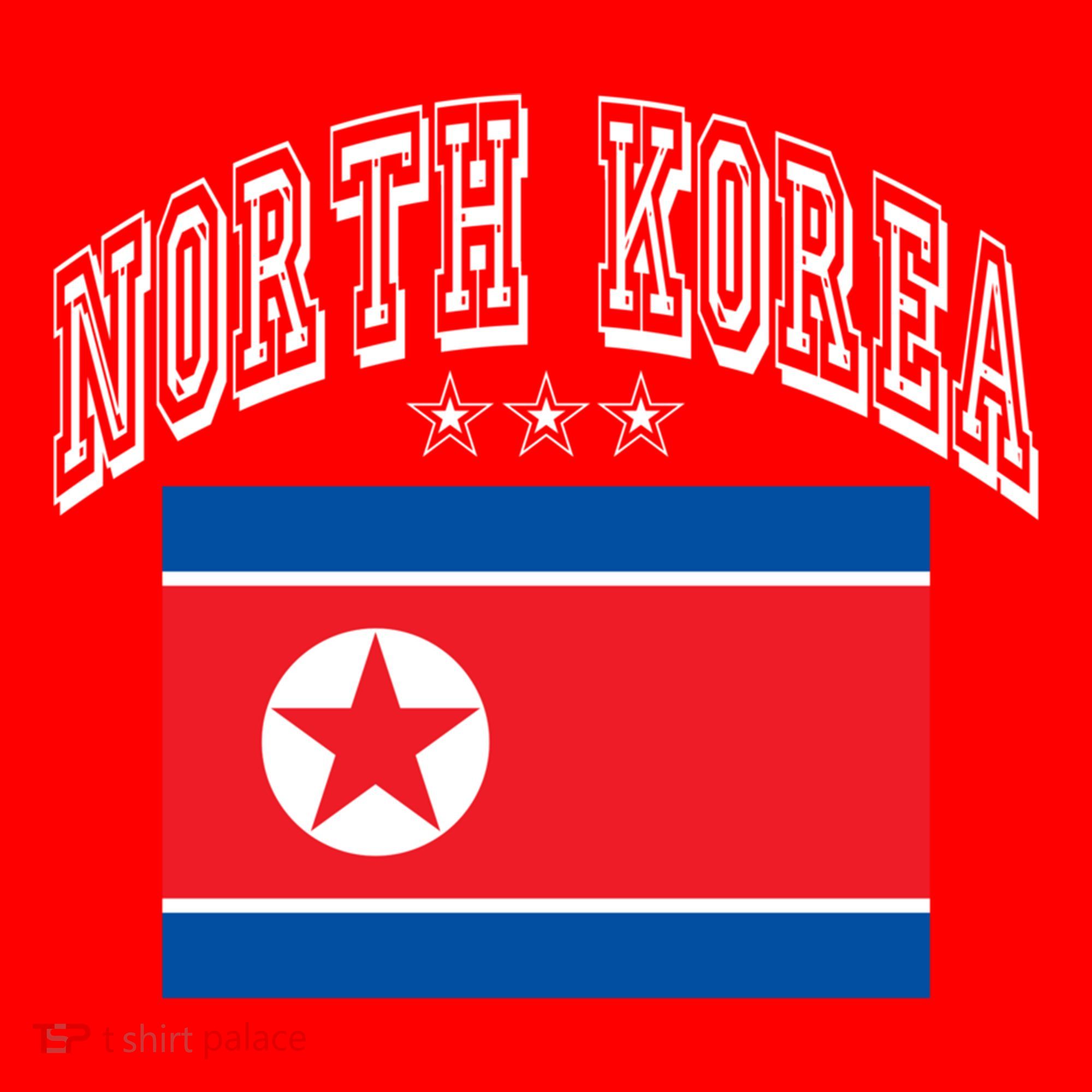 North Korea Patriotic Throwback Flag Souvenir Great Gift Santa Hat