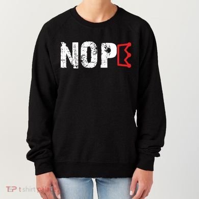 No Kings Protest Sign Nope Women's Sweatshirt