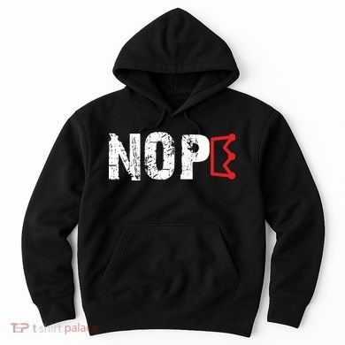 No Kings Protest Sign Nope Hoodie