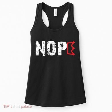 No Kings Protest Sign Nope Women's Tank Top