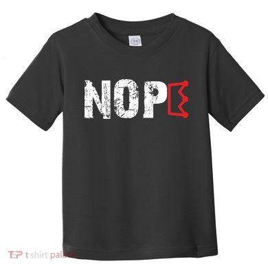 No Kings Protest Sign Nope Toddler T-Shirt