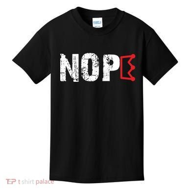 No Kings Protest Sign Nope Kids T-Shirt