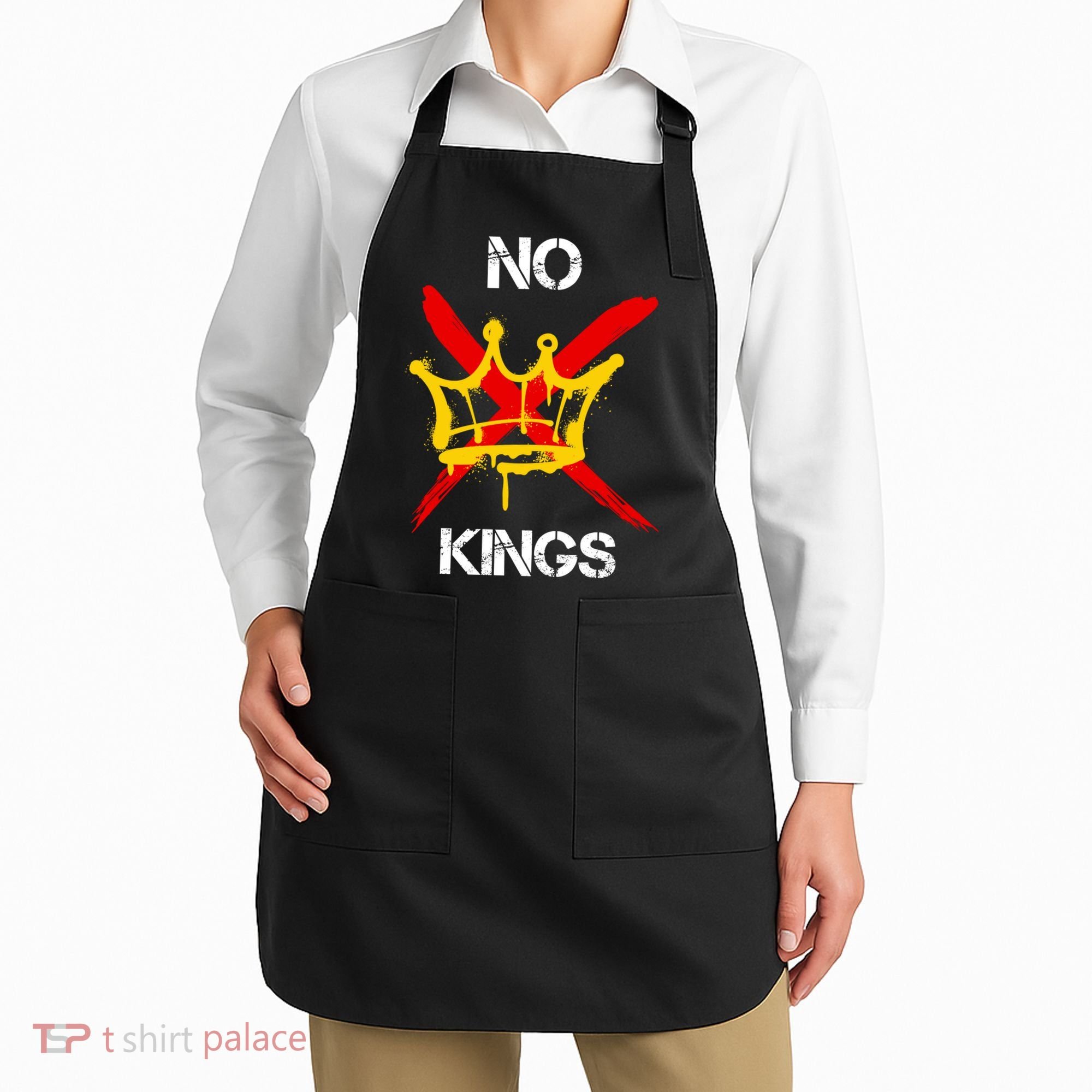 No King Protest Anti Trump Apron