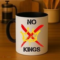 No King Protest Anti Trump Coffee Mug thumb 4