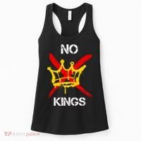 No King Protest Anti Trump Women's Tank Top thumb 0
