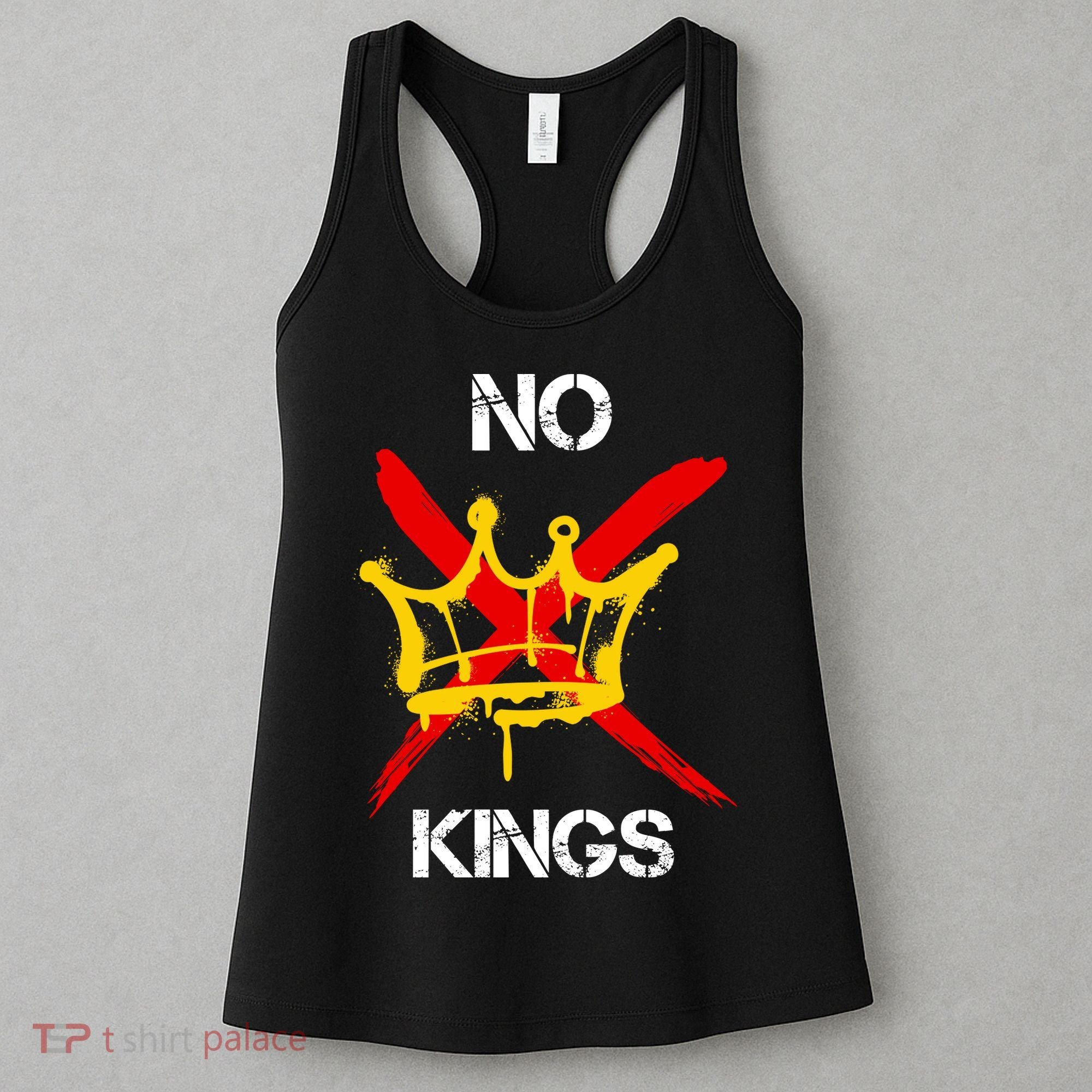 No King Protest Anti Trump Women's Tank Top