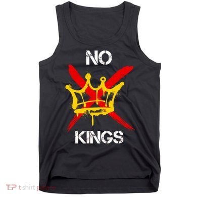 No King Protest Anti Trump Tank Top