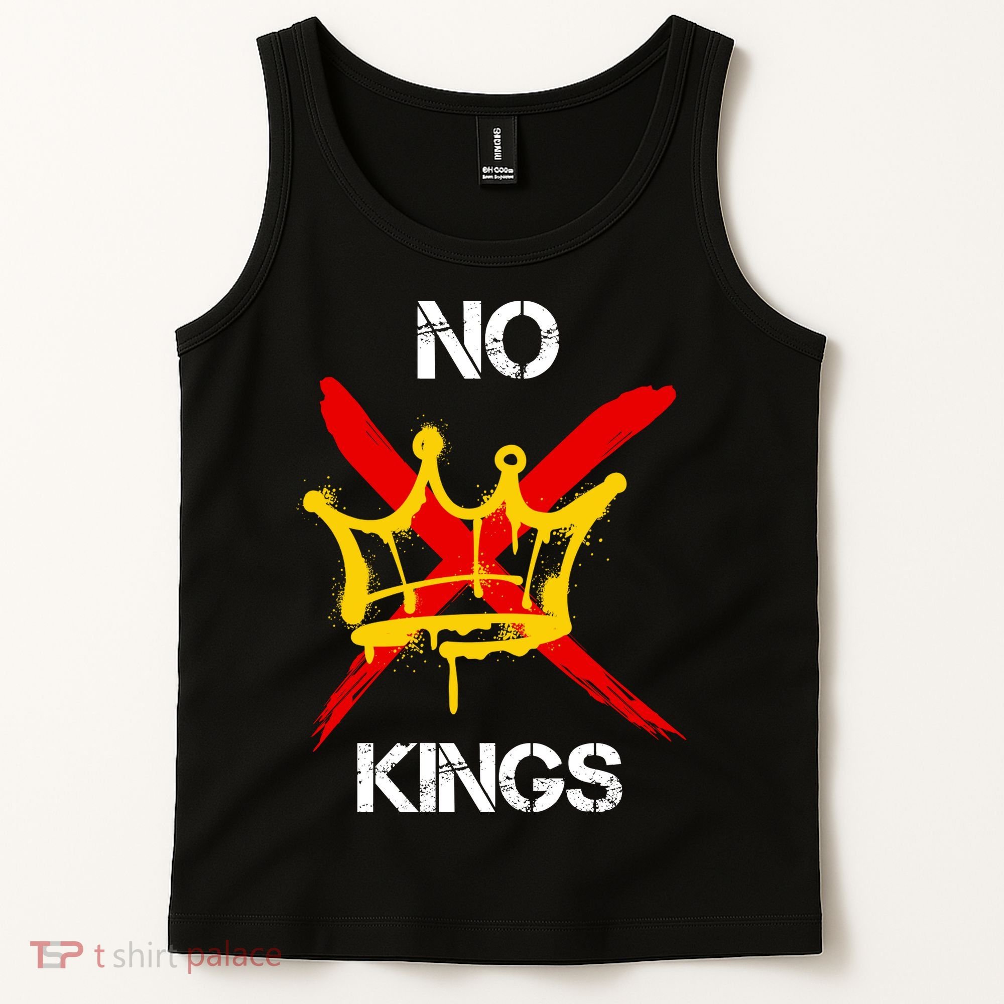 No King Protest Anti Trump Tank Top