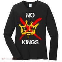 No King Protest Anti Trump Women's Long Sleeve Shirt thumb 0