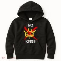 No King Protest Anti Trump Kids Hoodie thumb 0