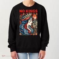 No Kings Retro Illustration Women's Sweatshirt thumb 0