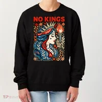 No Kings Retro Illustration Women's Sweatshirt thumb 0
