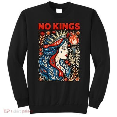 No Kings Retro Illustration Sweatshirt