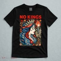 No Kings Retro Illustration T-Shirt thumb 5