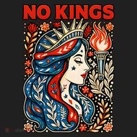 No Kings Retro Illustration Hat thumb 2