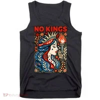 No Kings Retro Illustration Tank Top thumb 0