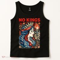 No Kings Retro Illustration Tank Top thumb 2