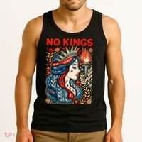 No Kings Retro Illustration Tank Top thumb 3