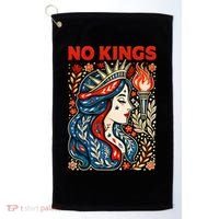 No Kings Retro Illustration Golf Towel thumb 0