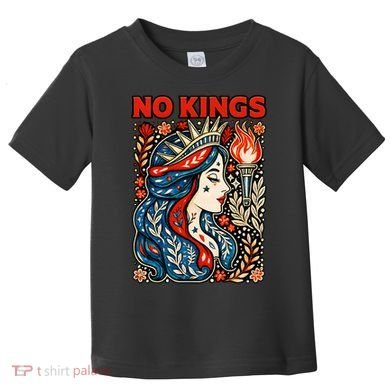No Kings Retro Illustration Toddler T-Shirt
