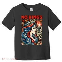 No Kings Retro Illustration Toddler T-Shirt thumb 0