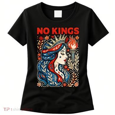 No Kings Retro Illustration Women's T-Shirt
