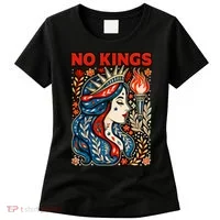 No Kings Retro Illustration Women's T-Shirt thumb 0