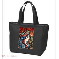 No Kings Retro Illustration Tote Bag thumb 3