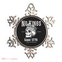 No Kings Since 1776 Skull Resist Long Live Democracy Ornament thumb 0