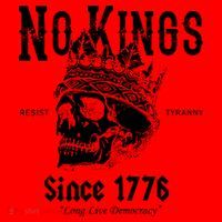 No Kings Since 1776 Skull Resist Long Live Democracy Santa Hat thumb 1