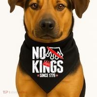 No Kings Since 1776 USA-Made Doggie Bandana thumb 1
