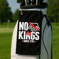 No Kings Since 1776 Golf Towel thumb 2
