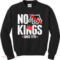 No Kings Since 1776 Kids Sweatshirt thumb 0