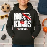 No Kings Since 1776 Kids Hoodie thumb 2