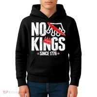 No Kings Since 1776 Kids Hoodie thumb 4