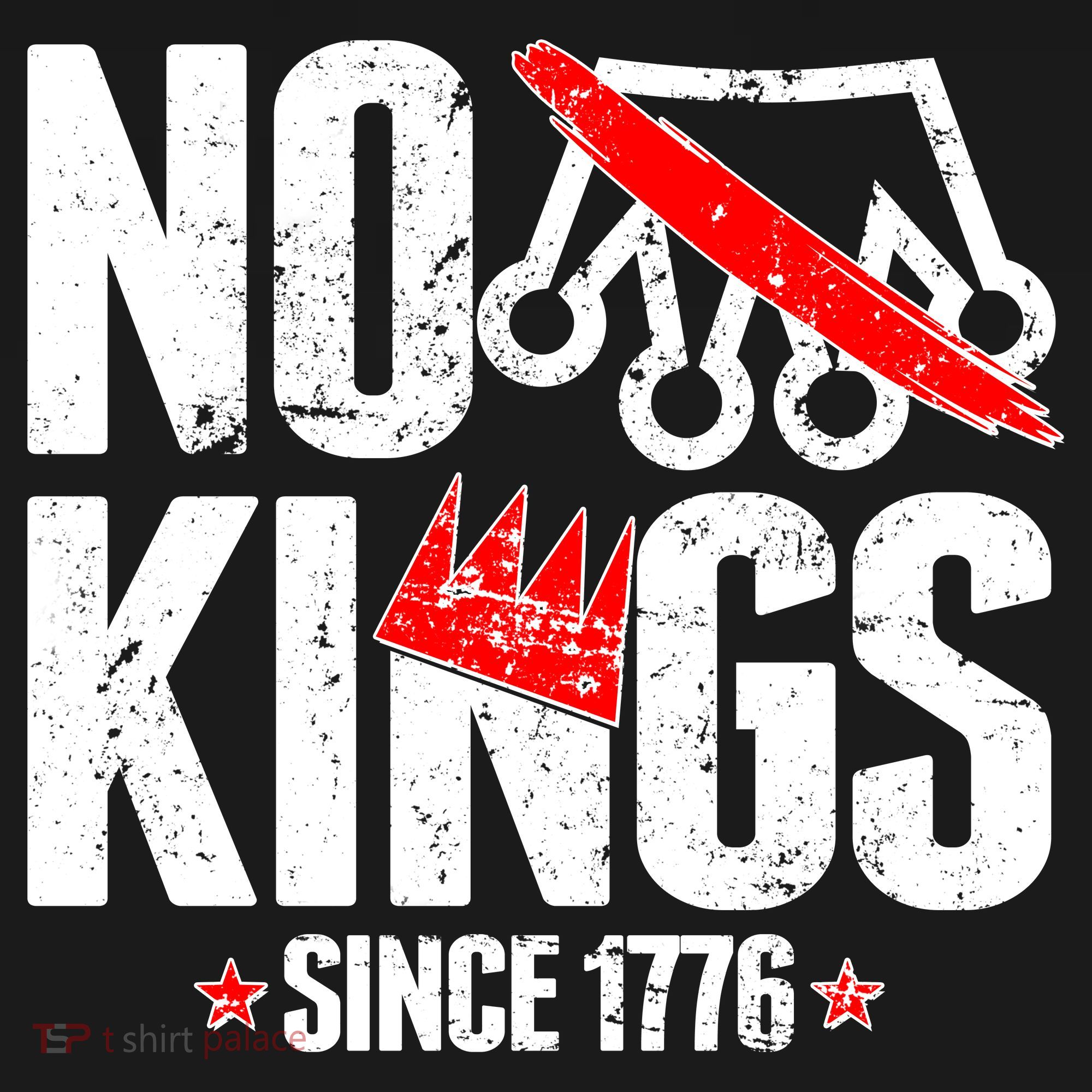 No Kings Since 1776 Short Acrylic Beanie