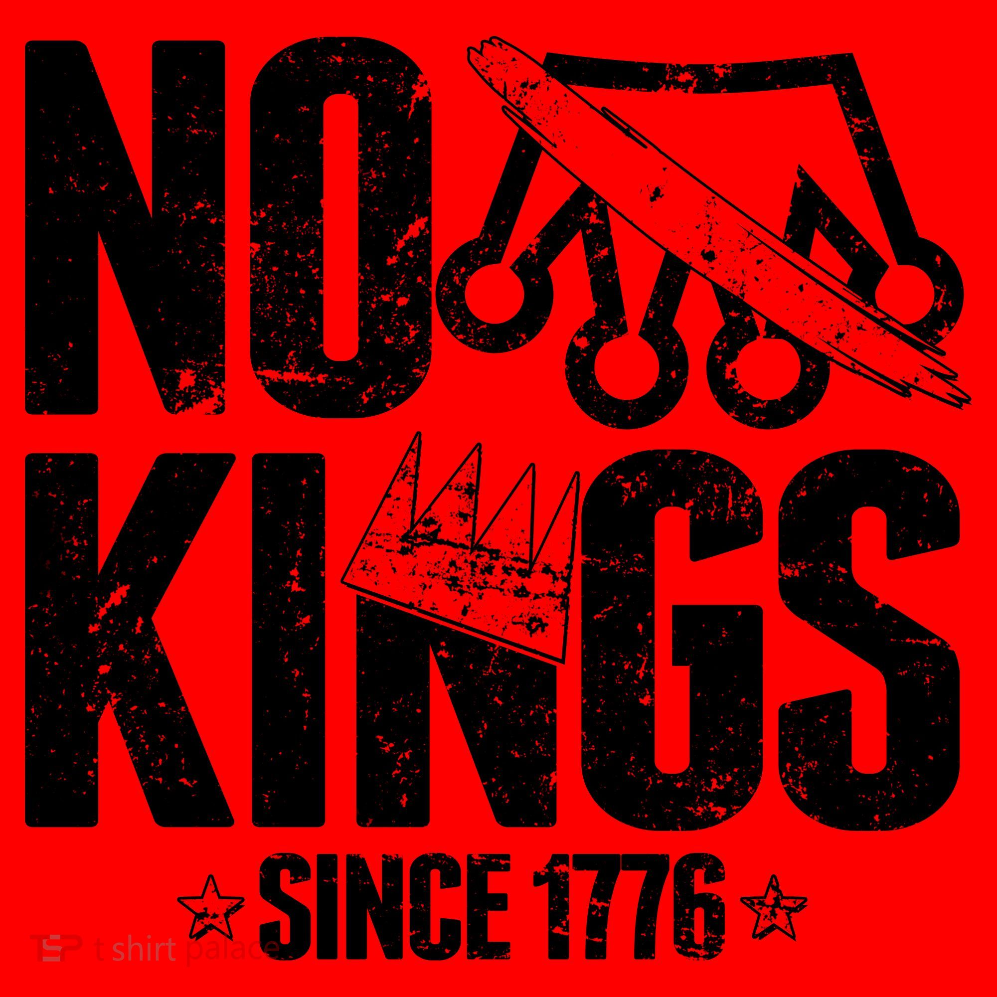 No Kings Since 1776 Santa Hat