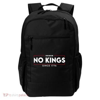 No Kings Since 1776 Simple Logo Backpack