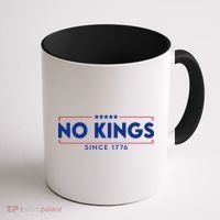 No Kings Since 1776 Simple Logo Coffee Mug thumb 1